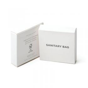 Unbranded White Boxed Eco Sanitary Bag 130x260mm (Pack of 250) I018 SGL46419