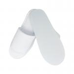 Economy White Terry Slipper in Paper Bands Open Toe 30cm EVA Sole (Pack of 200) SUPCFY010 SGL62157