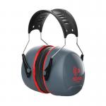 Sonis 3 Ear Defenders With Over Moulded Headband Dark Grey CupExtra Visibility Red Plate (Snr 37) 415195