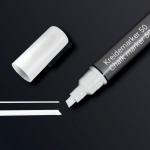 SIGEL BA181 Chalk markers - wipeable with a damp or dry cloth - white - chisel tip 1-5 mm - 1 pcs. - for smooth glass surfaces, sealed surfaces BA181