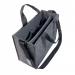 SIGEL Desk-Sharing Bag M - synthetic felt made from 100% RPET - dark grey - 36 x 28 cm BA410