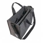 SIGEL BA410 Desk-Sharing Bag Classic M - synthetic felt - dark grey - 36 x 28 x 15 cm BA410