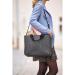 SIGEL BA410 Desk-Sharing Bag Classic M - synthetic felt - dark grey - 36 x 28 x 15 cm BA410
