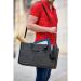 SIGEL Desk-Sharing Bag L - synthetic felt made from 100% RPET - dark grey - 50 x 28 cm BA411