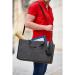 SIGEL BA411 Desk-Sharing Bag Classic L - synthetic felt - dark grey - 50 x 28 x 15 cm BA411