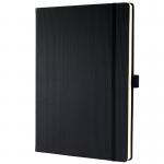 SIGEL Notebook Conceptum - squared - A4+ - black - hardcover - 194 S. - PEFC-certified CO115