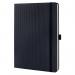 SIGEL Notebook Conceptum - lined - tablet size - black - hardcover - 194 S. - PEFC-certified CO118