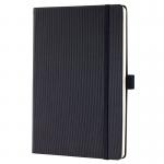 SIGEL CO120 Notebook Conceptum - approx. A5 - blank with ruled guide sheet - black - hardcover - 194 p. - PEFC-certified CO120