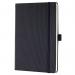 SIGEL CO120 Notebook Conceptum - approx. A5 - blank with ruled guide sheet - black - hardcover - 194 p. - PEFC-certified CO120