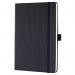 SIGEL CO122 Notebook Conceptum - approx. A5 - lined - black - hardcover - 194 p. - FSC-certified CO122
