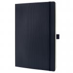 SIGEL Notebook Conceptum - squared - approx. A4 - black - softcover - 194 S. - PEFC-certified CO310