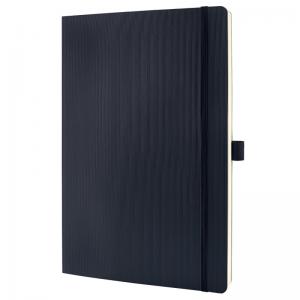 SIGEL Notebook Conceptum - squared - approx. A4 - black - softcover -