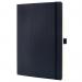 SIGEL Notebook Conceptum - squared - approx. A4 - black - softcover - 194 S. - PEFC-certified CO310