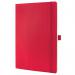 SIGEL Notebook Conceptum - lined - approx. A4 - red - softcover - 194 S. - PEFC-certified CO315