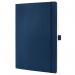 SIGEL CO317 Notebook Conceptum - approx. A4 - lined - dark blue - softcover - 194 p. - PEFC-certified CO317