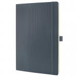 SIGEL Notebook Conceptum - squared - approx. A4 - grey - Softcover - 194 S. - PEFC-certified CO318