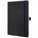SIGEL CO321 Notebook Conceptum - approx. A5 - lined - black - softcover - 194 p. - PEFC-certified CO321