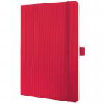 SIGEL Notebook Conceptum - lined - approx. A5 - red - softcover - 194 S. - PEFC-certified CO325