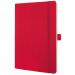 SIGEL CO325 Notebook Conceptum - approx. A5 - lined - red - softcover - 194 p. - PEFC-certified CO325