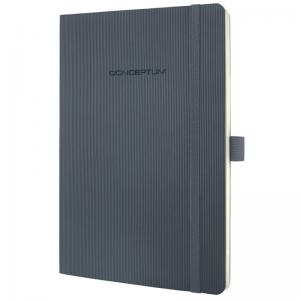 SIGEL Notebook Conceptum - lined - approx. A5 - grey - softcover - 194