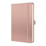 SIGEL CO401 Notebook Conceptum - approx. A5 - lined - pink - hardcover - 194 p. - PEFC-certified CO401