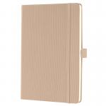 SIGEL Notebook Conceptum - lined - approx. A5 - beige - hardcover - 194 S. - PEFC-certified CO651