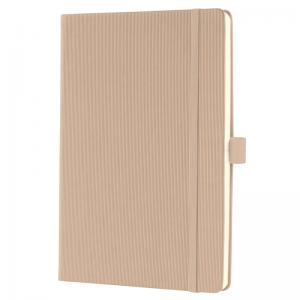 SIGEL Notebook Conceptum - lined - approx. A5 - beige - hardcover -