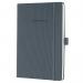 SIGEL Notebook Conceptum - lined - approx. A5 - grey - hardcover - 194 S. - PEFC-certified CO659