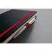SIGEL CO663 Notebook Conceptum - approx. A5 - lined - blackred - hardcover - 194 p. - PEFC-certified CO663