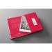 SIGEL CO663 Notebook Conceptum - approx. A5 - lined - blackred - hardcover - 194 p. - PEFC-certified CO663