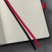SIGEL Notebook Conceptum - Red Edition - lined - approx. A5 - black, red - hardcover - 194 S. - PEFC-certified CO663