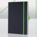 SIGEL Notebook Conceptum - anniversary edition - lined - approx. A5 - black, green - hardcover - 194 S. - PEFC-certified CO665