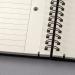 SIGEL CO823 Spiral notepad Conceptum - A5 - lined - black - hardcover - 160 p. - FSC-certified - no CO823