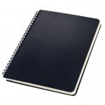 SIGEL Spiral notepad Conceptum - lined - A5 - black - hardcover - 160 S. - PEFC-certified CO823