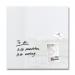 SIGEL Magnetic glass board Artverum - SGS-approved - 48 x 48 cm - super-white - safety glass GL111