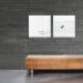 SIGEL GL111 Magnetic glass board Artverum - polished - super-white - 48 x 48 x 1,50 cm - polished corners - safety glass (ESG), steel - GS-approved GL111
