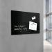 SIGEL Glass whiteboard Artverum - TUEV-approved - 100 x 65 cm - black - safety glass GL140