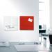 SIGEL Magnetic glass board Artverum - SGS-approved - 30 x 30 cm - super-white - safety glass GL158