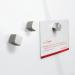 SIGEL GL158 Magnetic glass board Artverum - polished - super-white - 30 x 30 x 1,50 cm - polished corners - safety glass (ESG), steel - GS-approved GL158