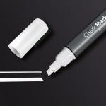 SIGEL GL181 Chalk marker 50 - wipeable - white - chisel tip 1-5 mm - 1 pcs. - for smooth glass surfaces, sealed surfaces GL181