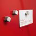 SIGEL GL192 SuperDym magnets C5 ”Strong” - 8 Bl. (A4, 80 gsm) - Cube-Design - 10x10 mm - silver - 6 pcs. GL192