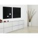 SIGEL GL200 Glass whiteboard Artverum - polished - black - 100 x 100 x 1,80 cm - polished corners - safety glass (ESG), steel - GS-approved GL200