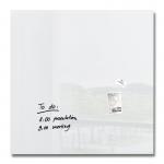 SIGEL GL201 Glass whiteboard Artverum - polished - super-white - 100 x 100 x 1,80 cm - polished corners - safety glass (ESG), steel - GS-approved GL201
