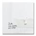 SIGEL GL201 Glass whiteboard Artverum - polished - super-white - 100 x 100 x 1,80 cm - polished corners - safety glass (ESG), steel - GS-approved GL201