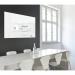 SIGEL GL211 Glass whiteboard Artverum - polished - super-white - 120 x 90 x 1,80 cm - polished corners - safety glass (ESG), steel - GS-approved GL211