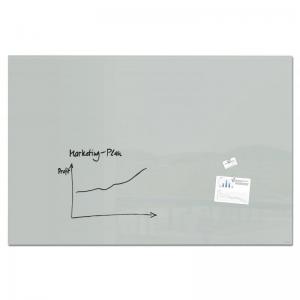 SIGEL Glass whiteboard Artverum - SGS-approved - 180 x 120 cm - grey -