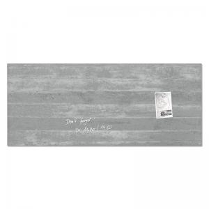 SIGEL Magnetic glass board Artverum - design Fairfaced concrete - 130