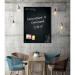 SIGEL Magnetic glass board Artverum - design Happy Hour - 90 x 120 cm - black, white - safety glass - SGS-approved GL276