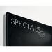 SIGEL Magnetic glass board Artverum - design Happy Hour - 90 x 120 cm - black, white - safety glass - SGS-approved GL276