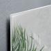 SIGEL Magnetic Glass Board Artverum - design Botanic - 91 x 46 cm - grey, green - safety glass - TUEV-approved GL288